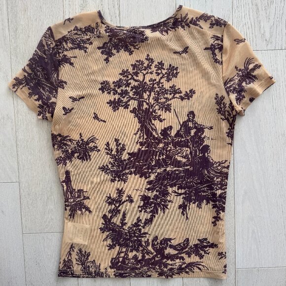 Miaou - Toile Mini Mesh Tee - Picture 3 of 4